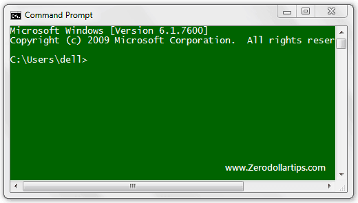 change background and font color of the command prompt