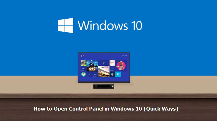 How to Open Control Panel in Windows 10