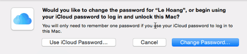 how to change account password
