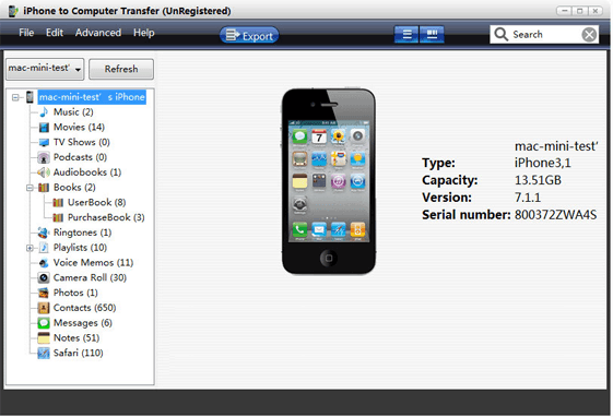 iphone transfer video to pc