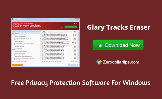 Glary Tracks Eraser 5.0.1.262 instal the new version for ipod