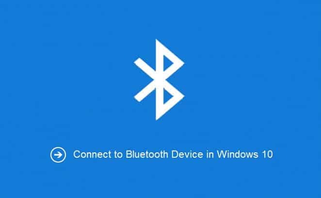 connect bluetooth devices in windows 10