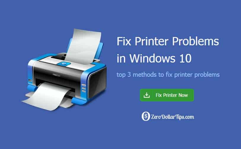 how to fix windows 10 printer problems