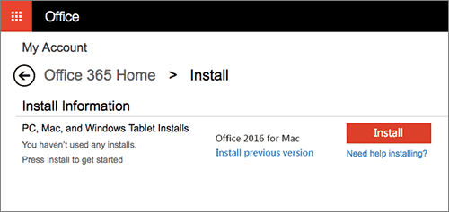 upgrade to microsoft office 2016 with office 365 subscription