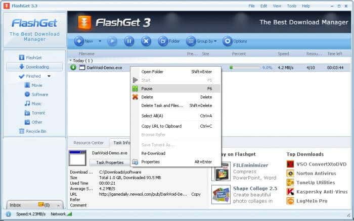 flashget downloader
