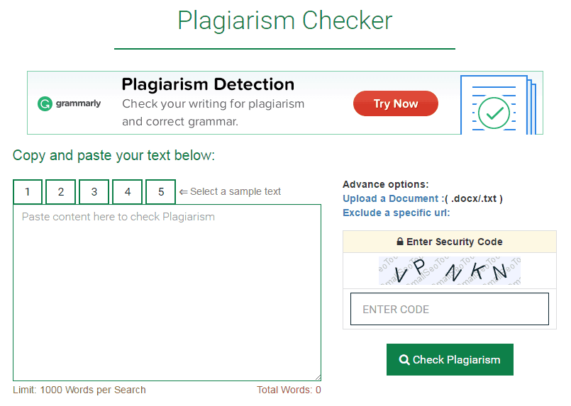 small seo tools plagiarism checker