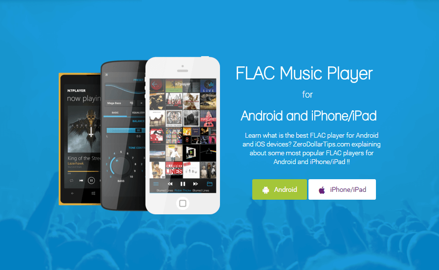 best flac player android, iPhone, iPad