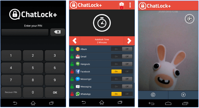 messenger and chat lock