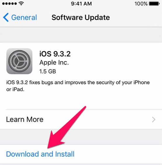 iphone software update
