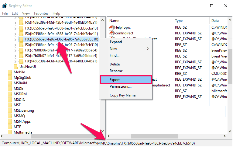 event viewer mmc could not create the snap-in