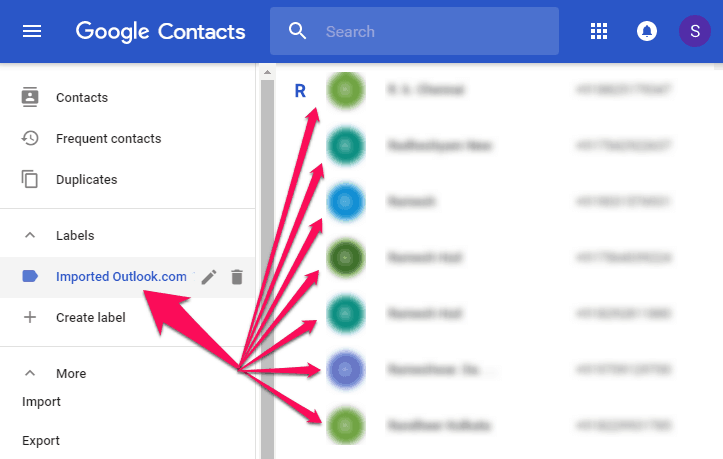 import outlook contacts into gmail account
