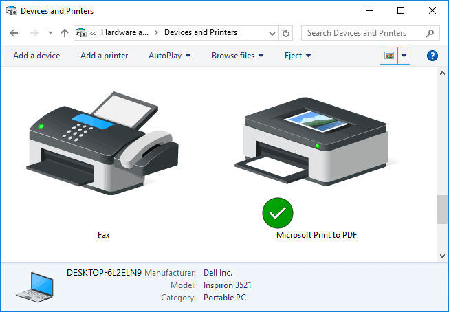 windows 10 printer