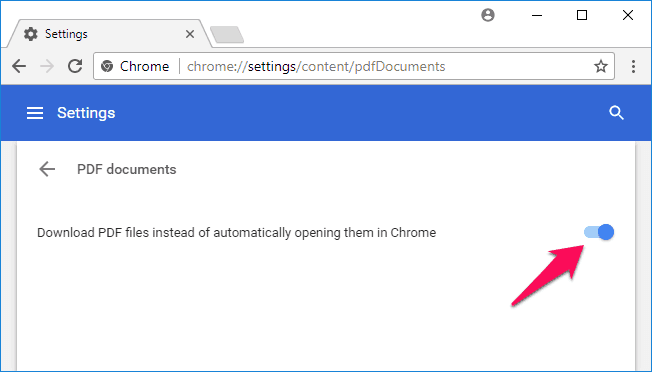 how to disable chrome pdf viewer