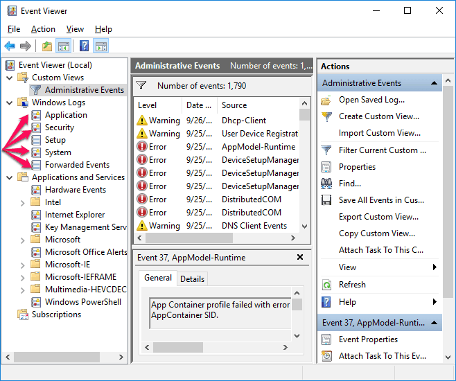 how to find windows 10 crash logs