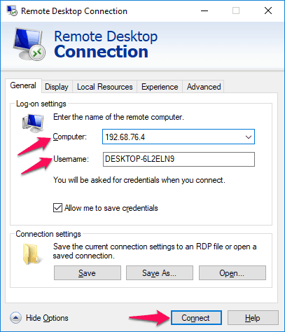 remotely access another computer