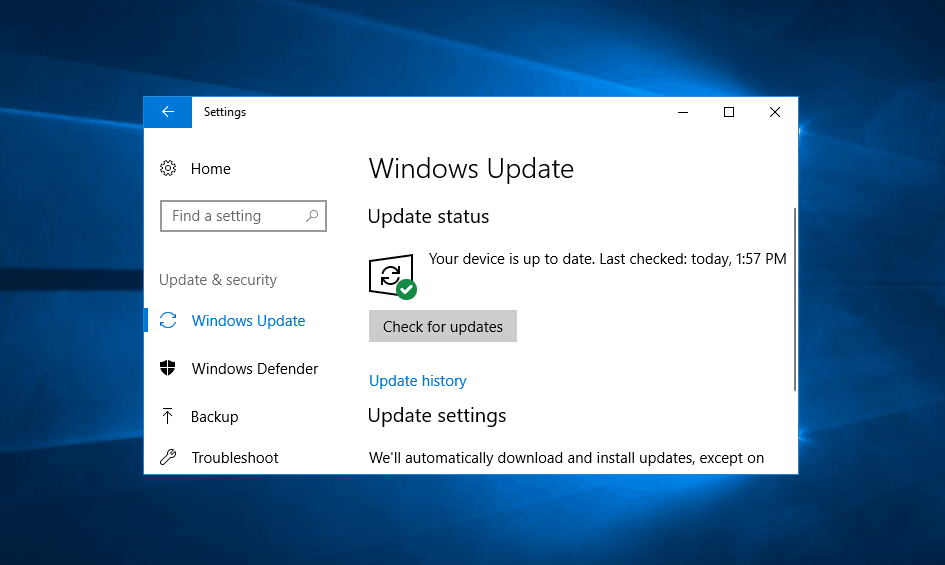 How to Check for Windows Updates in Windows 10