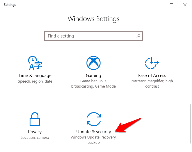 Windows 10 update and privacy settings удалить