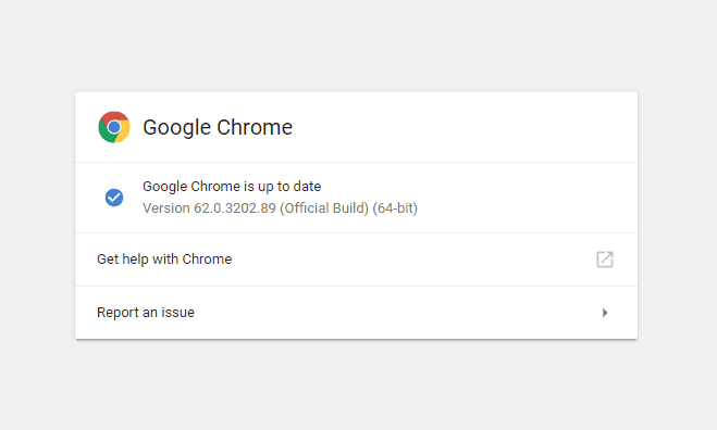 chrome updates are disabled by the administrator