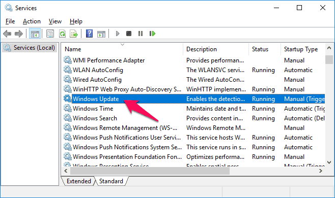 how to clear windows update cache
