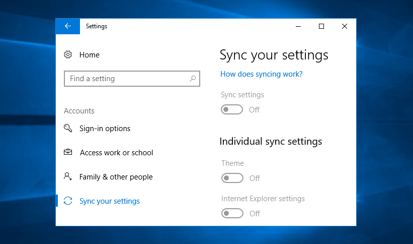 bittorrent sync link device greyed out