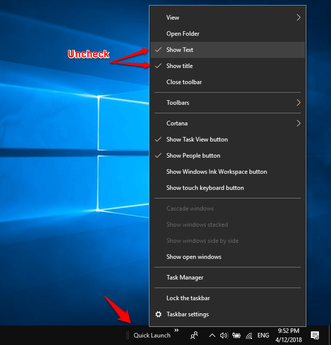 How To Add A Quick Launch Toolbar On Taskbar In Windows 10 www.vrogue.co