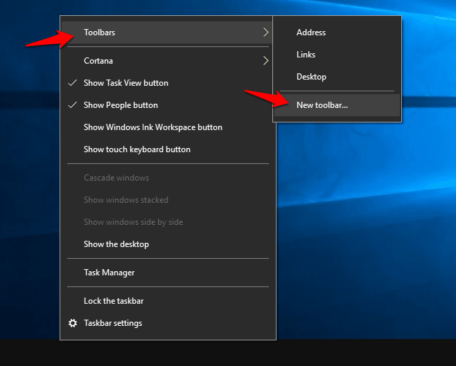 How to Add Quick Launch Toolbar in Windows 10 / 8 / 7