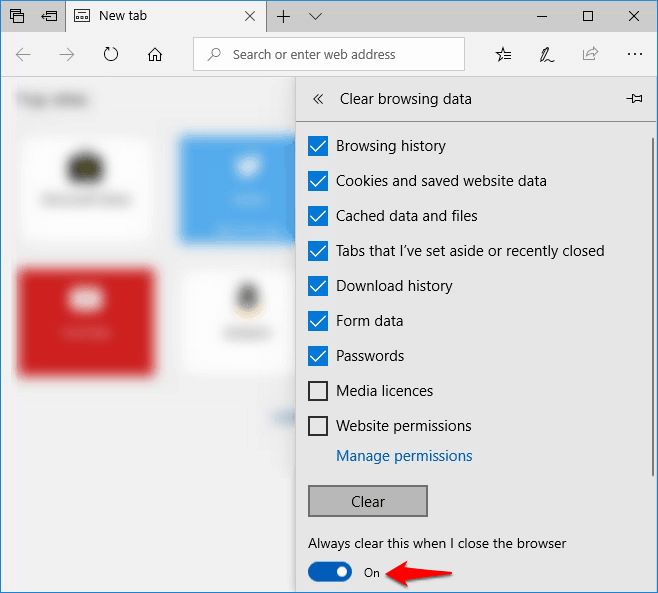 How to clear history on microsoft edge windows 10 - osereporter