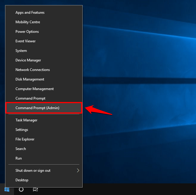 command prompt Windows 10