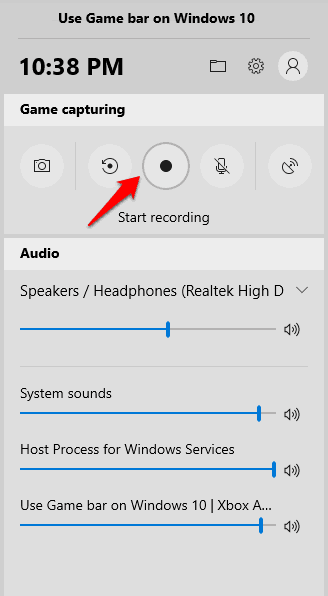screen recorder windows 10 with audio free