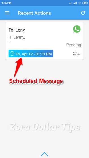 how to schedule messages on whatsapp