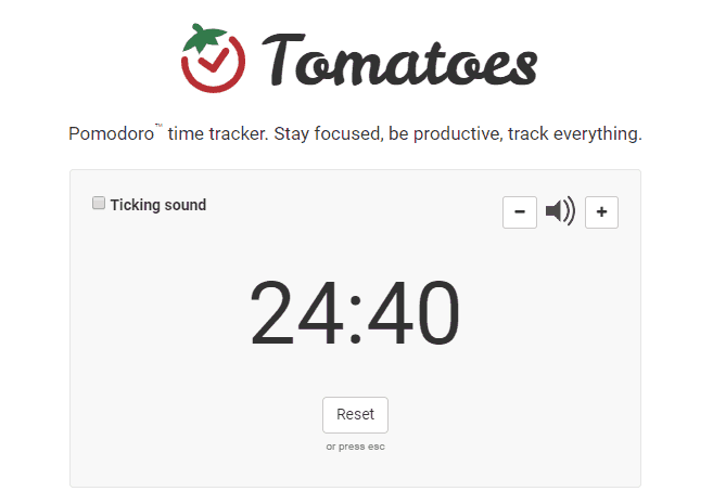 online pomodoro timer