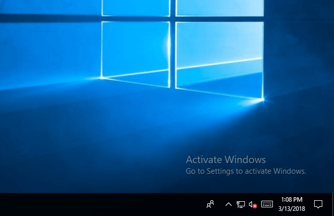 windows 10 remove activate windows watermark