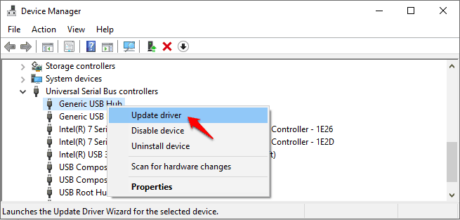 how to fix usb device not recognized in windows 10