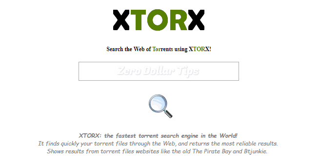 xtorx torrent search engine