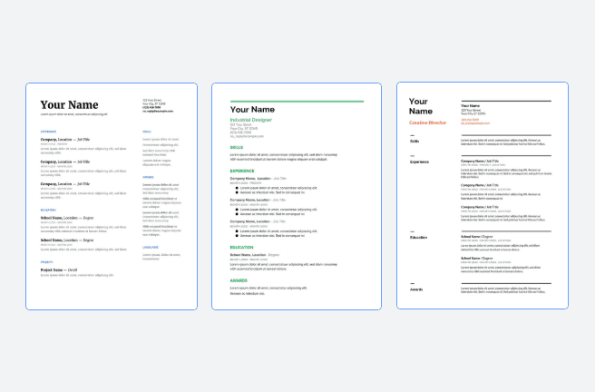resume templates google docs in another language