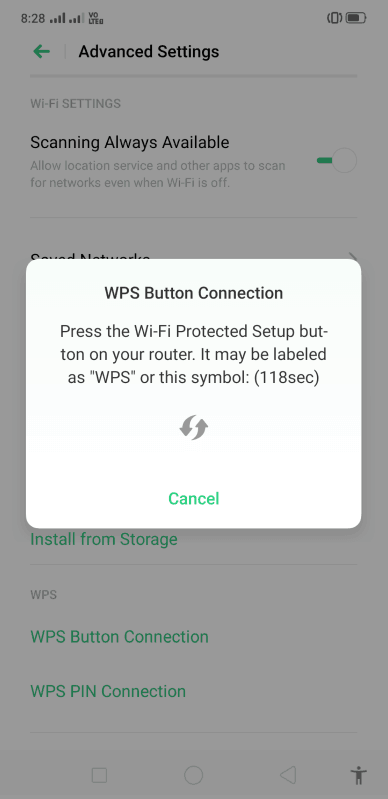 how to connect to password protected wifi on android