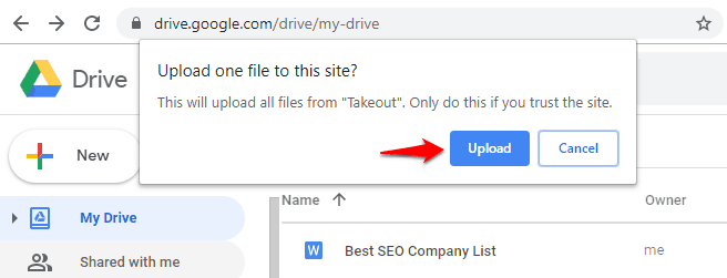 how to transfer entire google drive to another account
