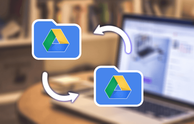 transfer google drive files to another account