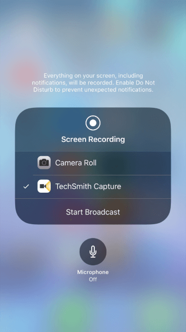 how to turn on screen record on iphone xr