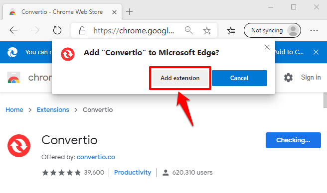 install microsoft edge extensions not at store