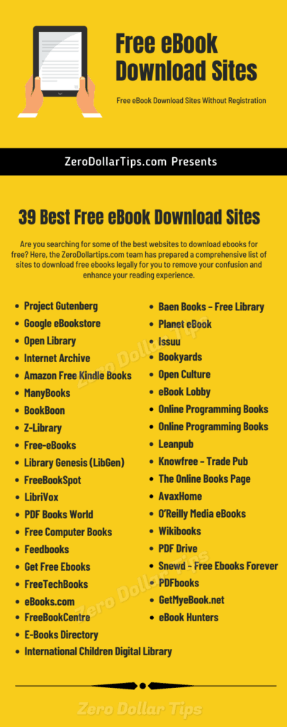 39 Best Free Ebook Download Sites Without Registration 2020