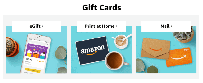 how to buy amazon gift cards