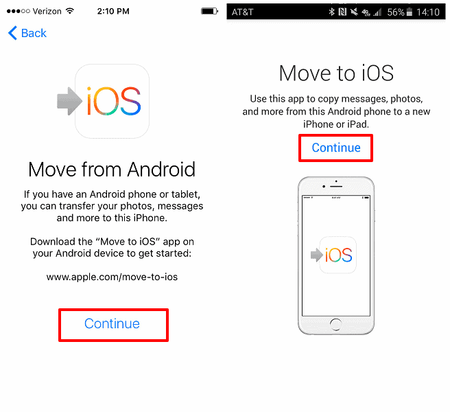 iphone to android video transfer