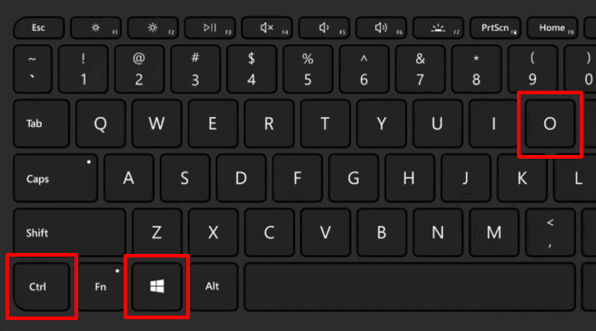 unlock keyboard windows 10 shortcut