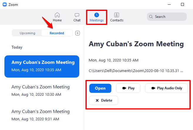 how to record a zoom meeting on mac without permission