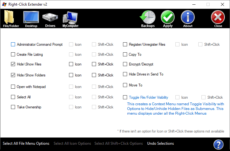 windows 10 desktop context menu editor
