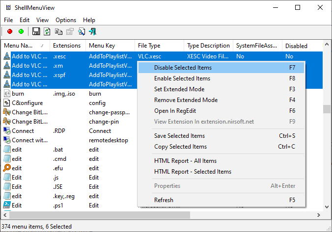 windows 10 right click menu editor
