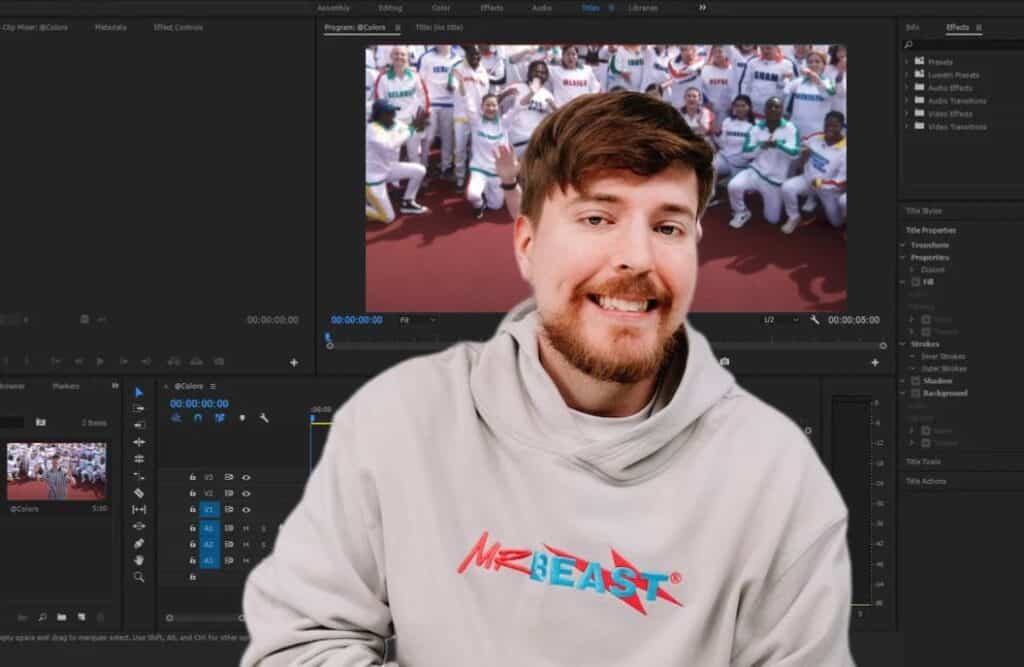 what video editing software does mrbeast use